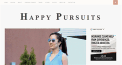 Desktop Screenshot of happypursuits.com